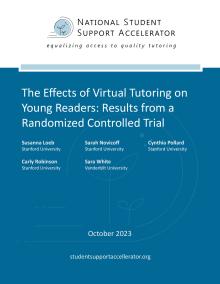 The Effects of Virtual Tutoring on Young Readers: Results from a Randomized Controlled Trial